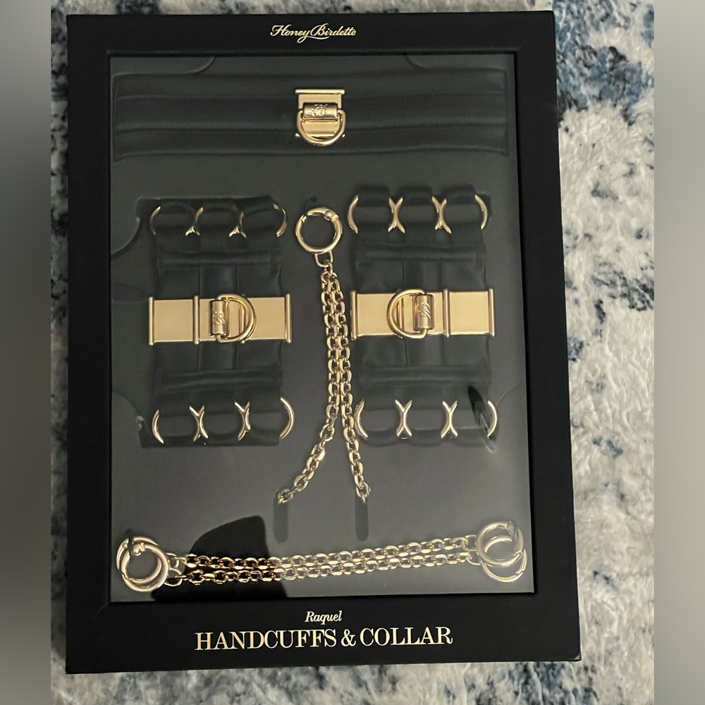 Honey Birdette Raquel Handcuffs & Collar Set